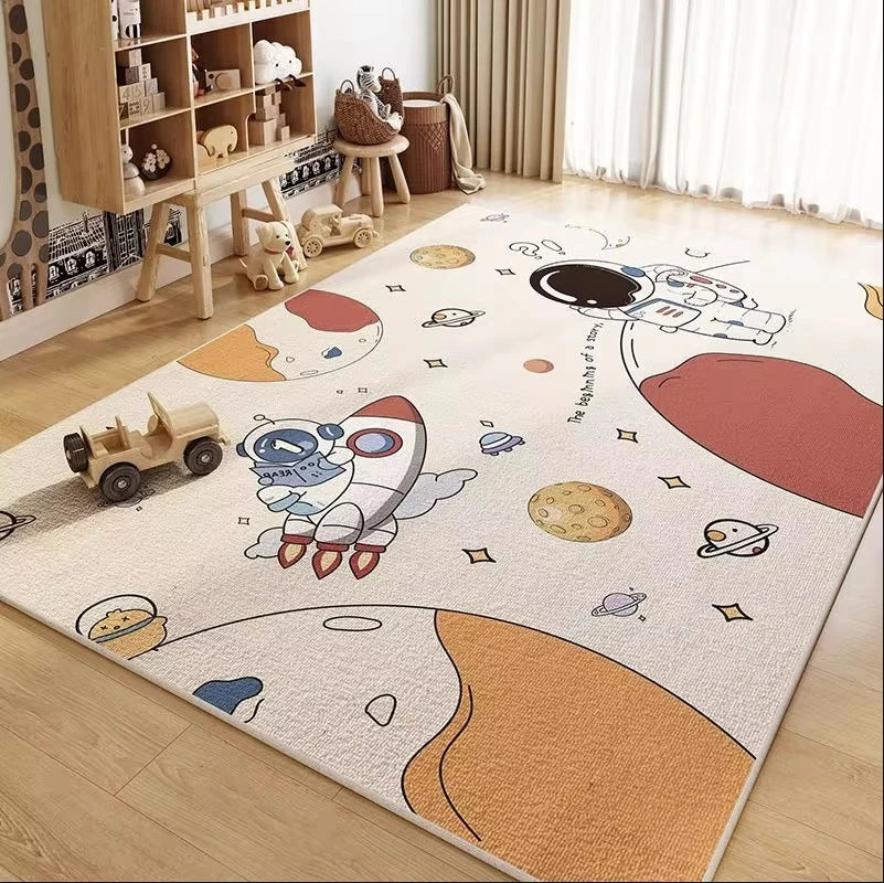 VIKAMA Kids Playroom Crawling Area Rug