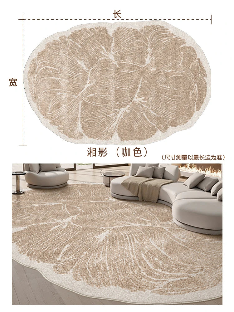 French Style Light Luxury Irregular Fluffy Area Rug