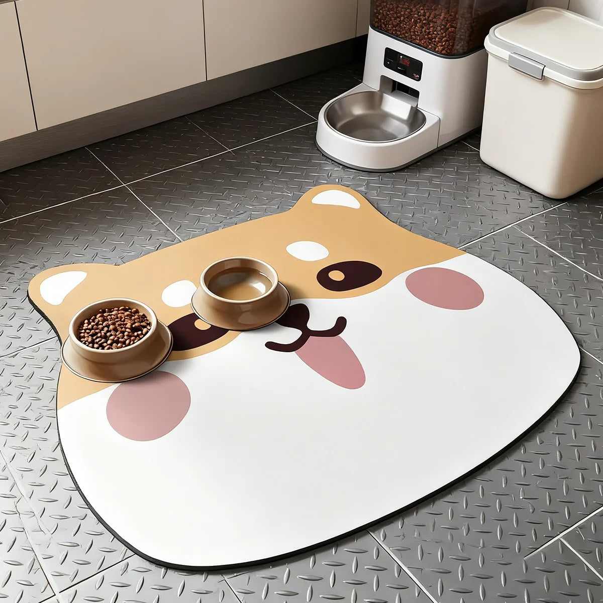 Irregular Diatom Mud Absorbent Pet Mat