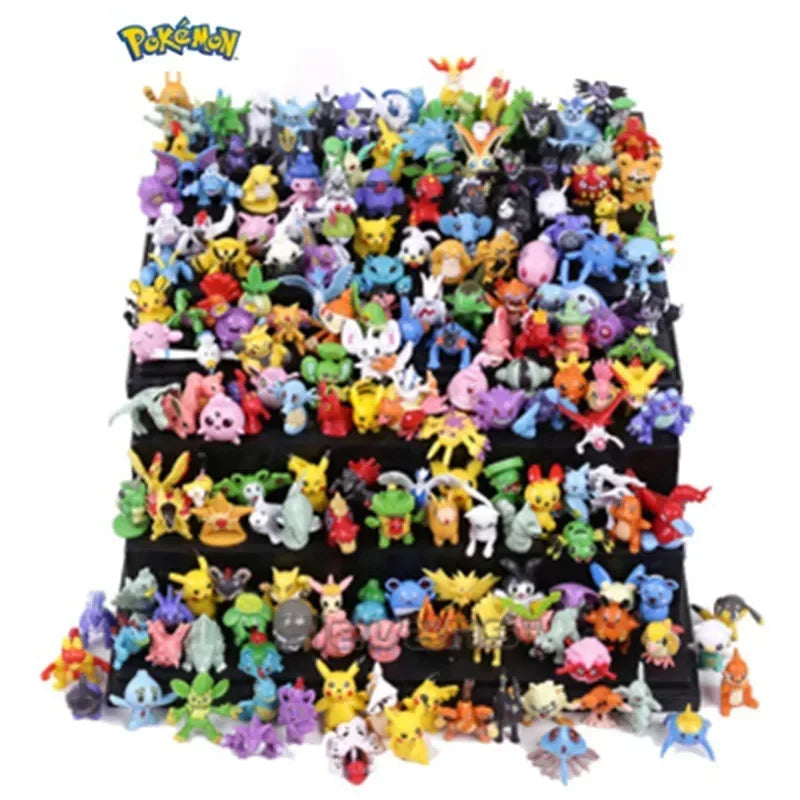 Pokemon Pikachu Mini Action Figure Set 24 144 Pieces