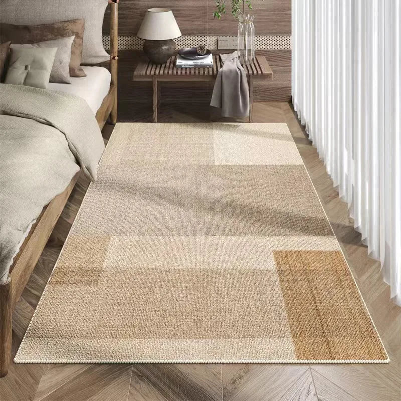 Japanese Silence Cashmere Rug Soft Washable Bedroom Living Room Bedside Mat Home Decor