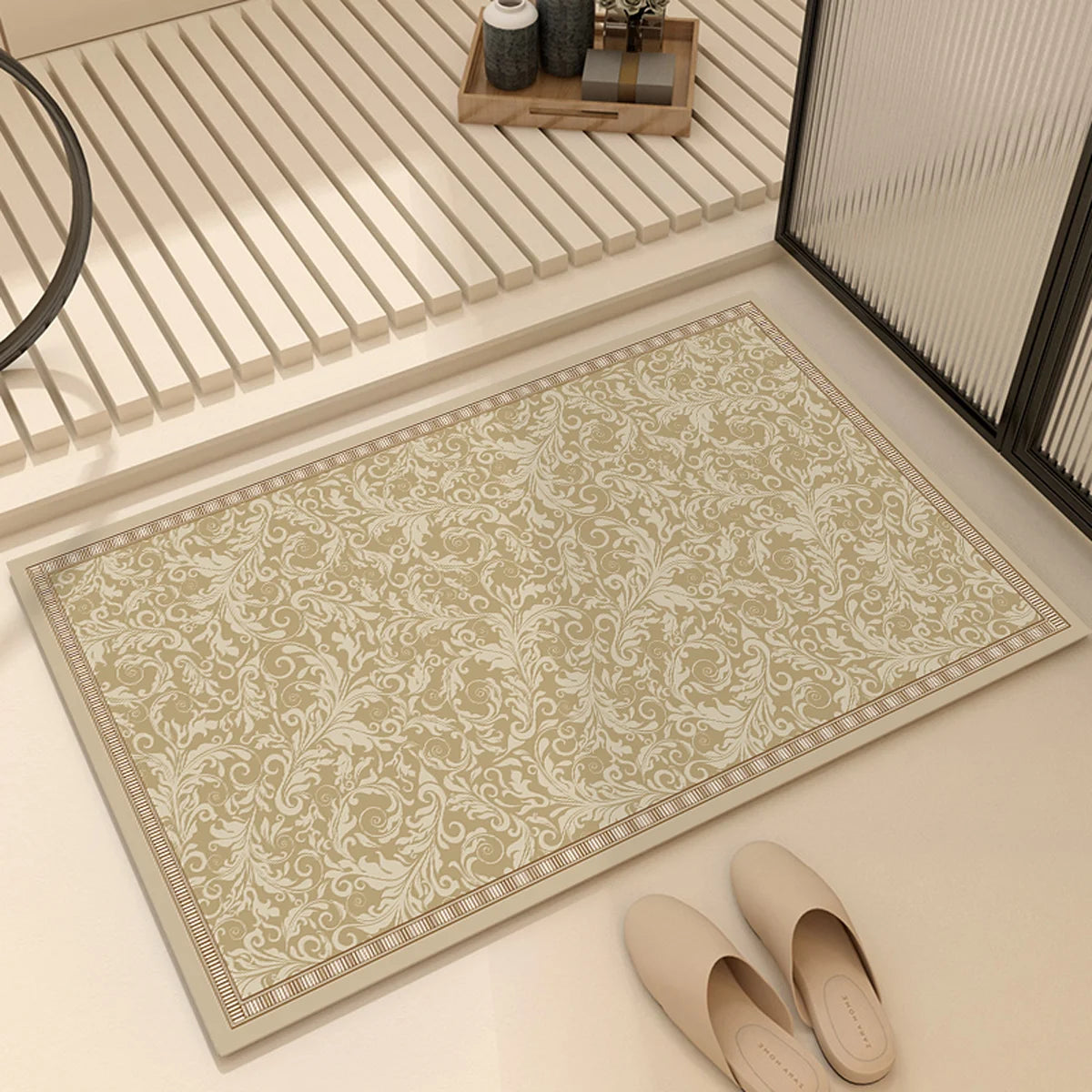 French Diatom Mud Bathroom Non-Slip Floor Mat