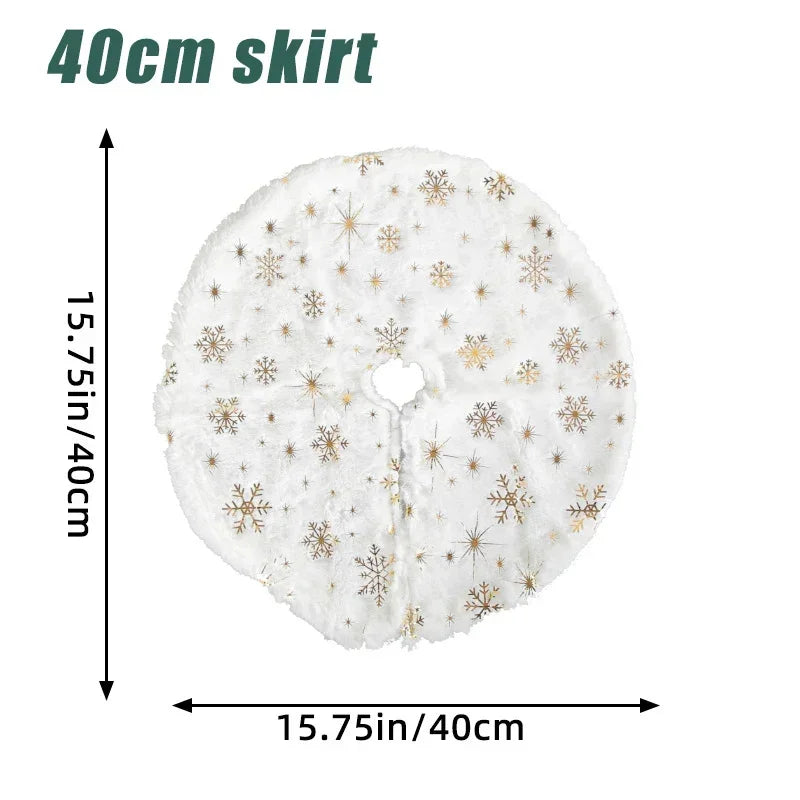 Creative Christmas tree skirt mat 38–40cm for decoration