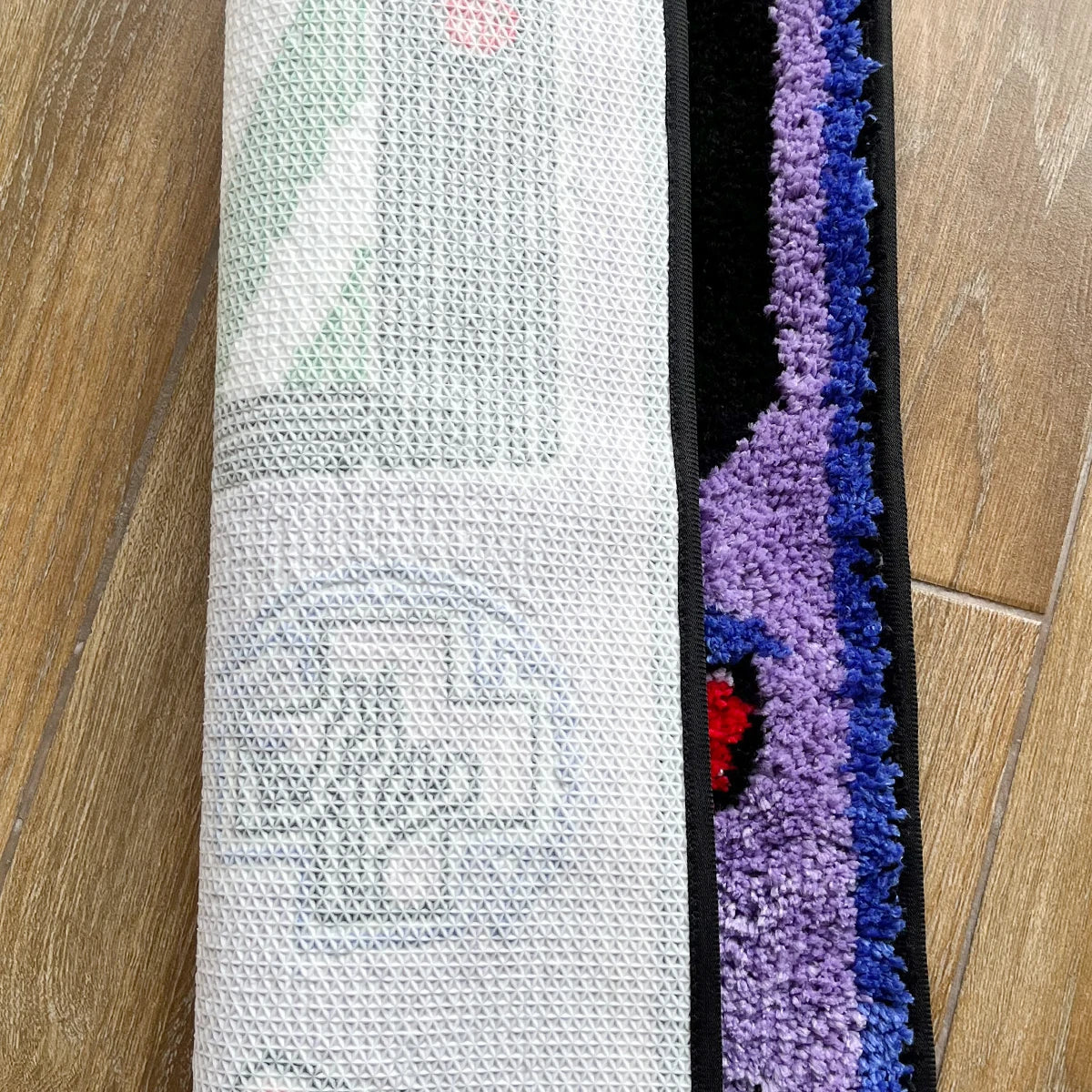 Purple Game Console Tufted Non-Slip Rug