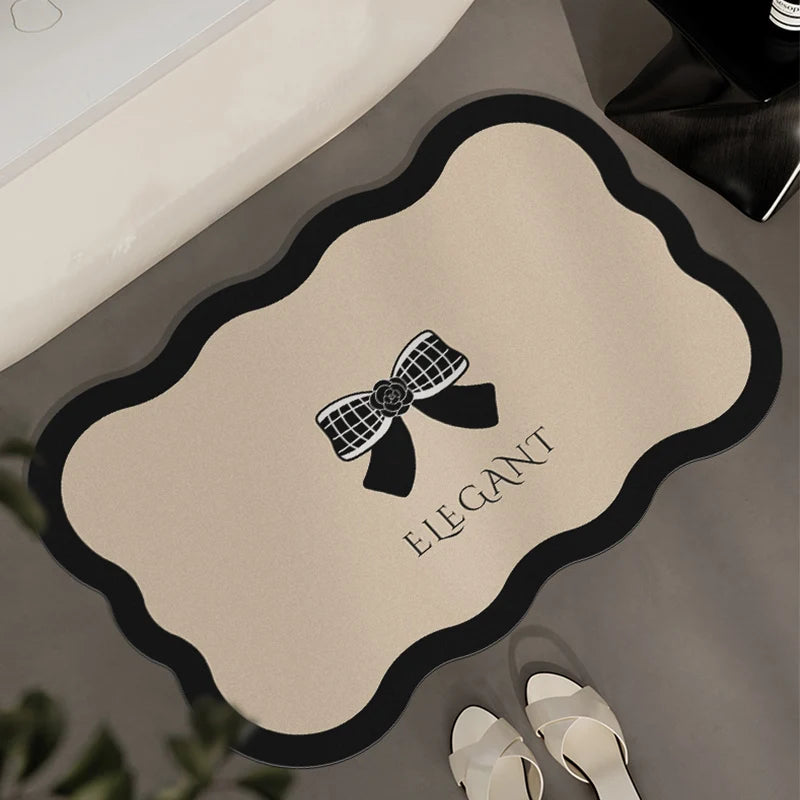 Luxury quick-dry non-slip bath mat