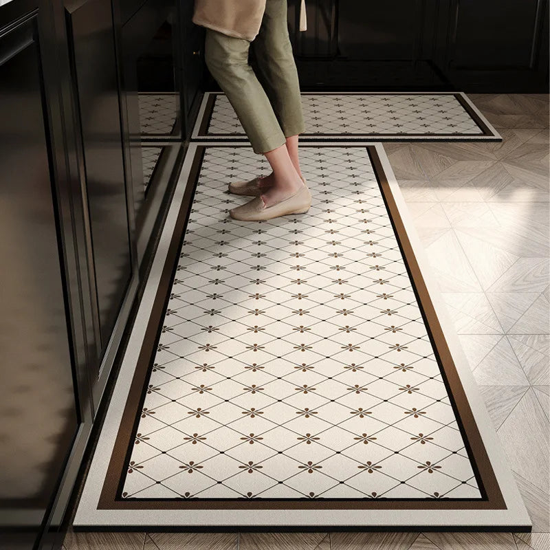 Modern Geometric Non-Slip Kitchen Area Rug