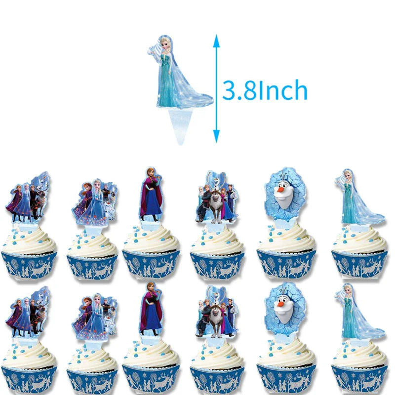 Disney Frozen Elsa Anna Birthday Party Decoration Set
