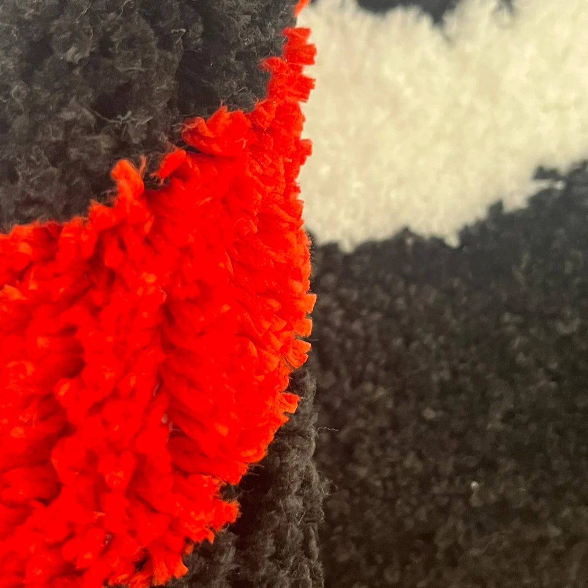 Fire 8 Ball Tufted Non-Slip Rug