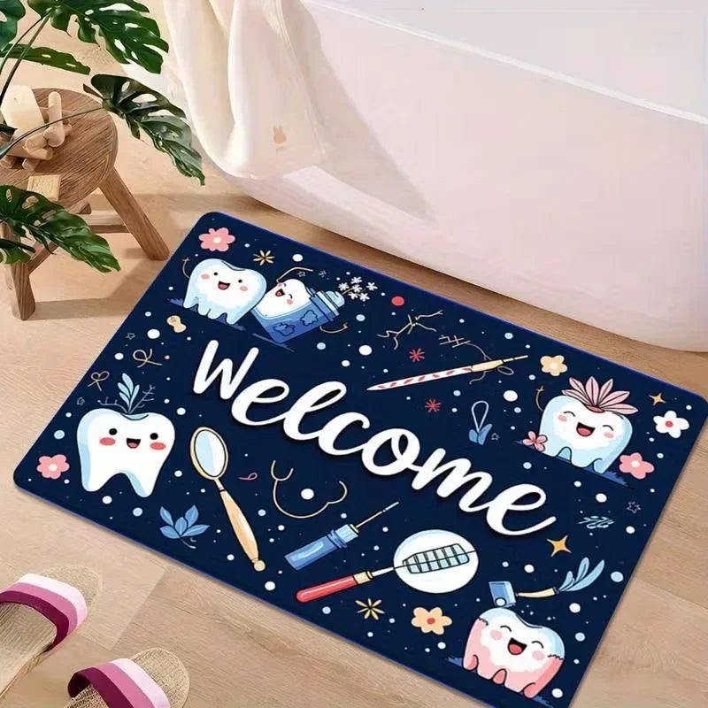 VIKAMA Dental Clinic Floor Mat Modern Design Non-Slip Entrance Carpet Professional Home Decor