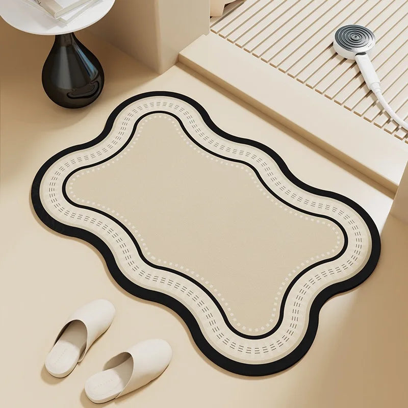 Cute cartoon quick-dry non-slip mat