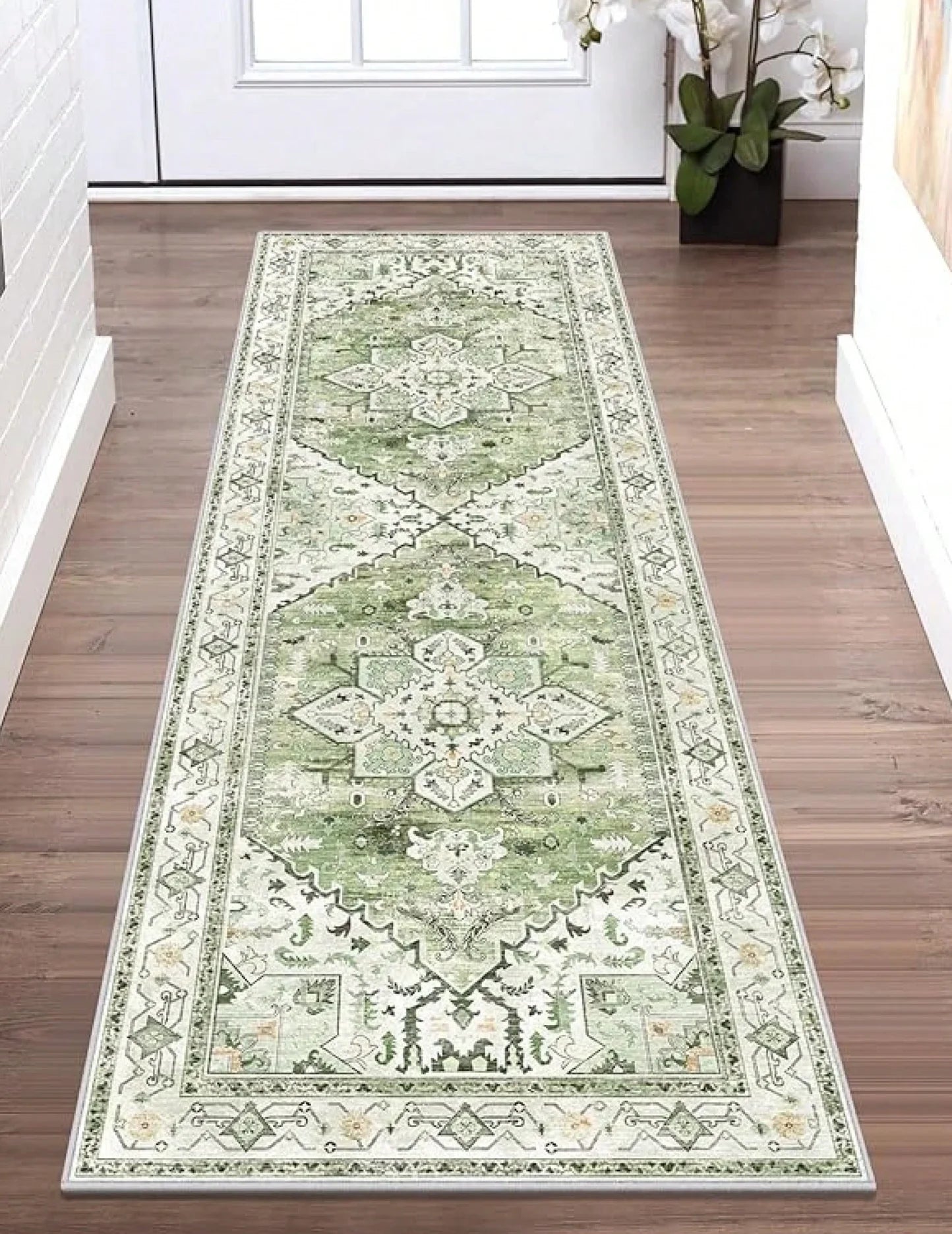 Vintage Stripe Non-Slip Runner Rug