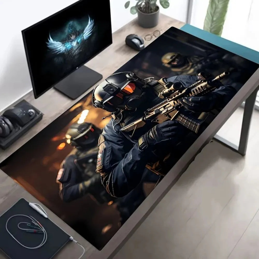 VIKAMA Gaming Mouse Pad Non-Slip Waterproof Desk Mat Designed for FPS Gamers For PC Gaming room