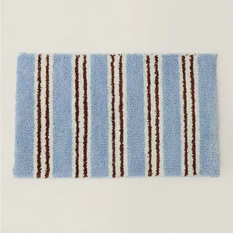 Imitation cashmere toilet floor mat bathroom toilet absorbent non-slip carpet