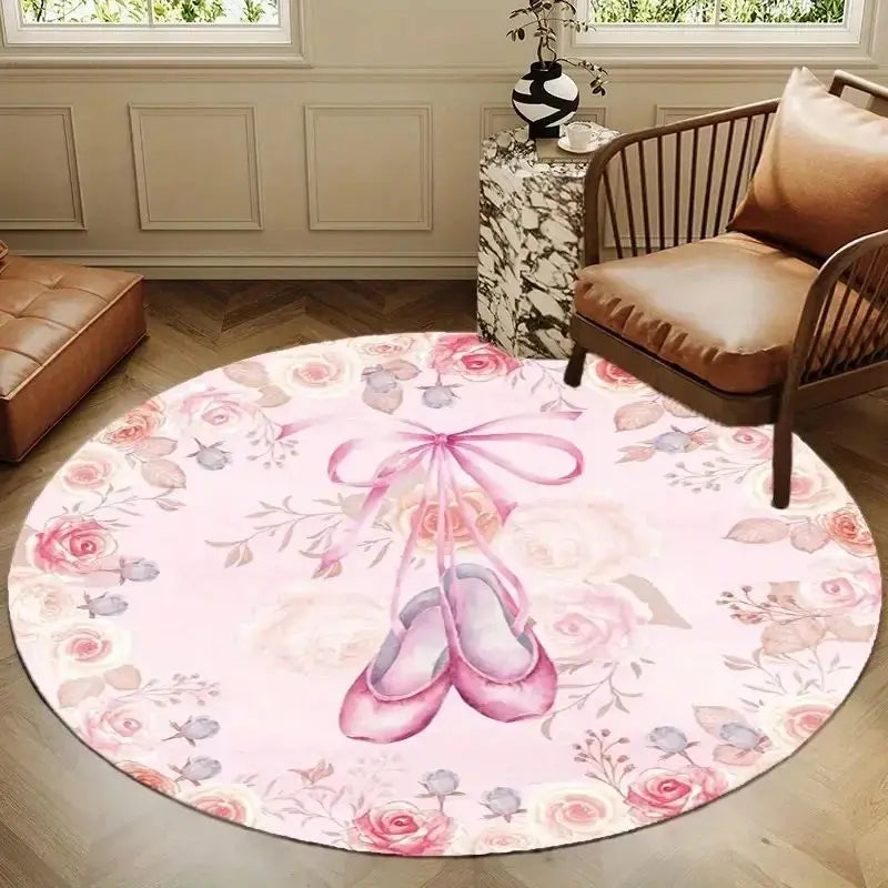 VIKAMA Printed Loop Pile Rug Soft Thick Living Room Bedroom Coffee Table Carpet Home Decor