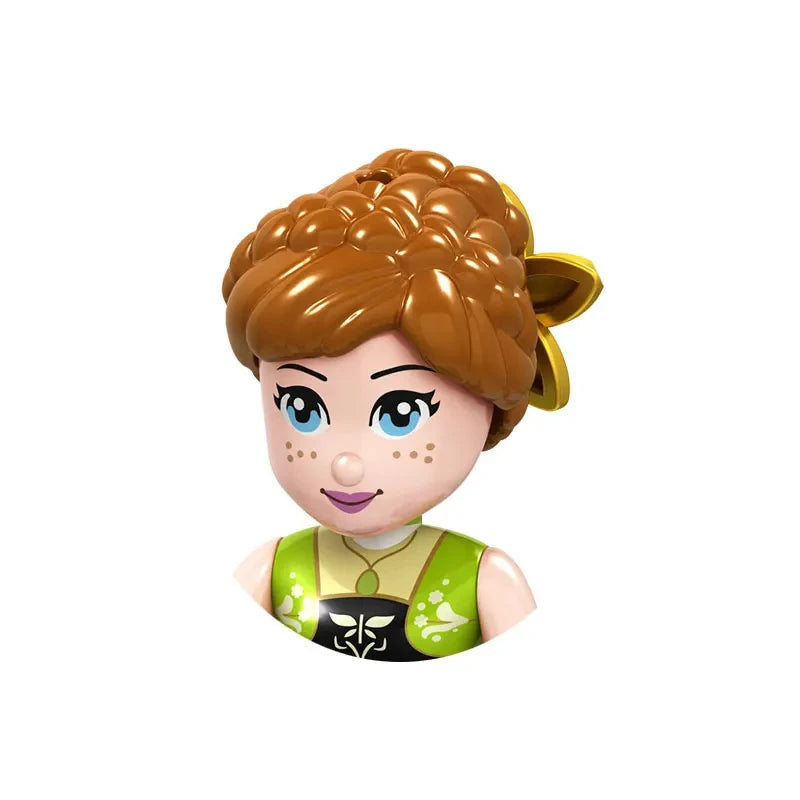Disney Princess Character Building Blocks Toy Set