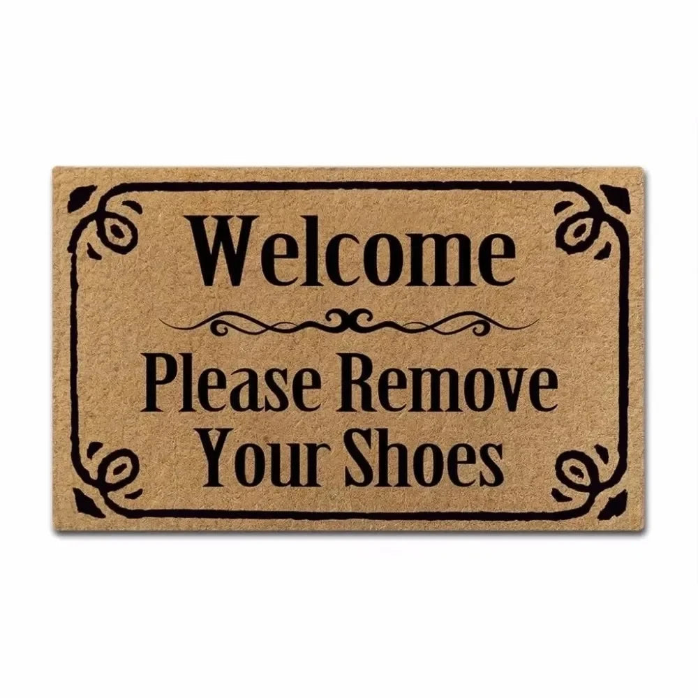 Luxury Gold Coin Welcome Doormat