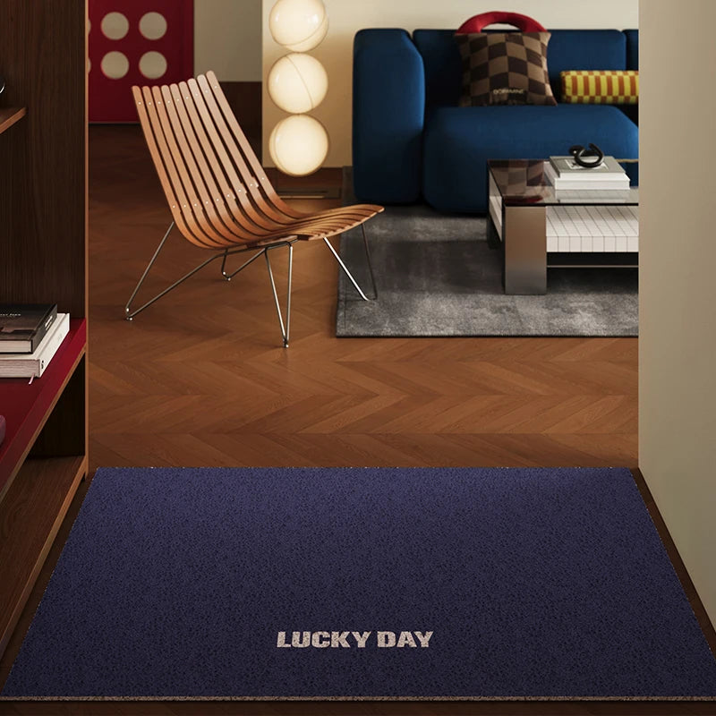 Silk Ring PVC Anti-Slip Entrance Door Mat