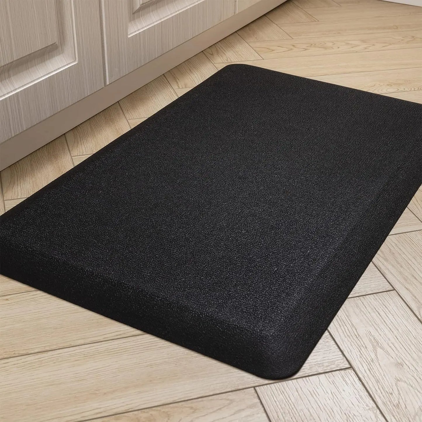 Anti-Fatigue Floor Mat 20mm Thick Cushioned Kitchen Comfort Mat Waterproof Non-Slip Standing Desk PVC Ergonomic Foam Rug