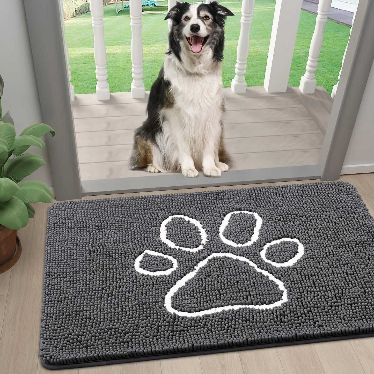 OOlanly Dog Mud Trap Non-Slip Doormat