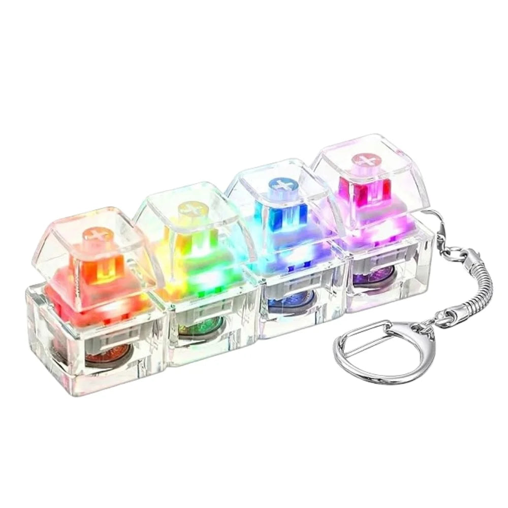 Light Up Keyboard Keychain