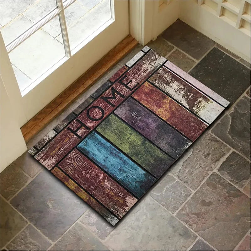 Minimalist Patterned Tile Floor Mat