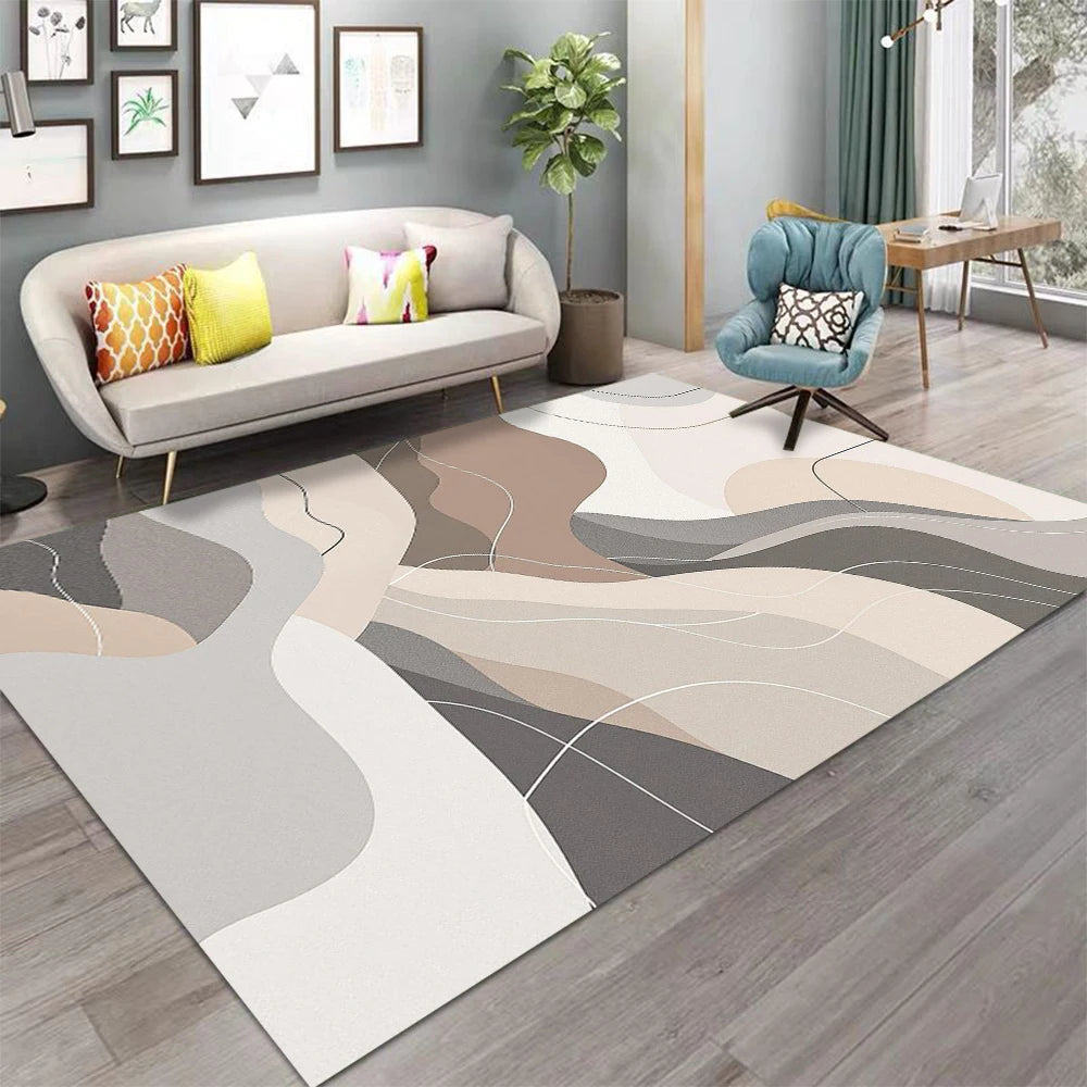 Modern Abstract Geometric Area Rug