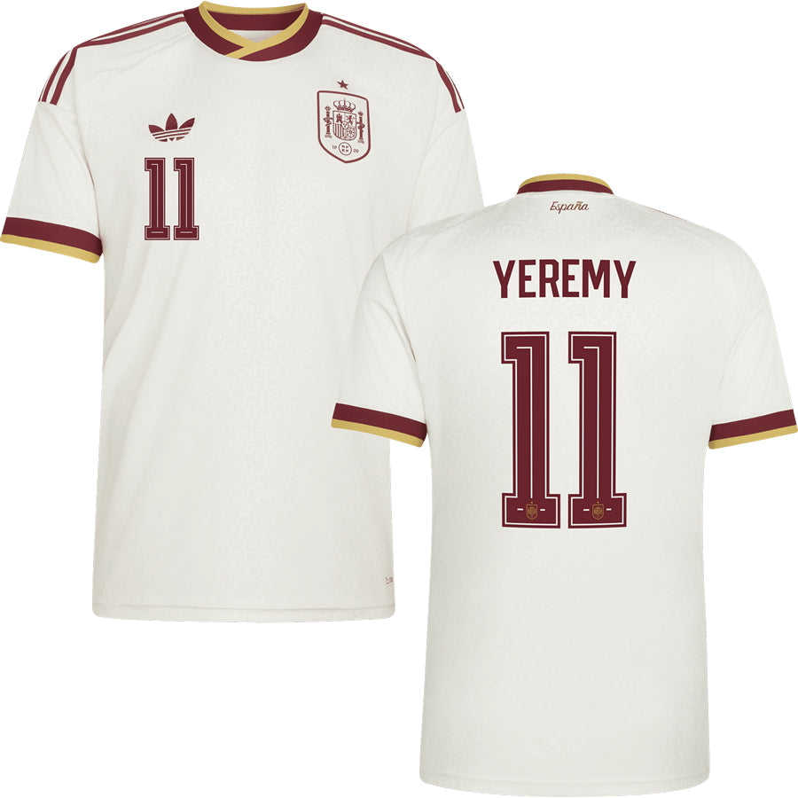 Spain Away Soccer Jersey World Cup 2026