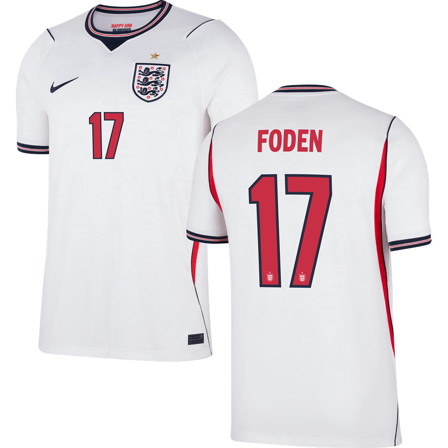 England Home Soccer Jersey World Cup 2026