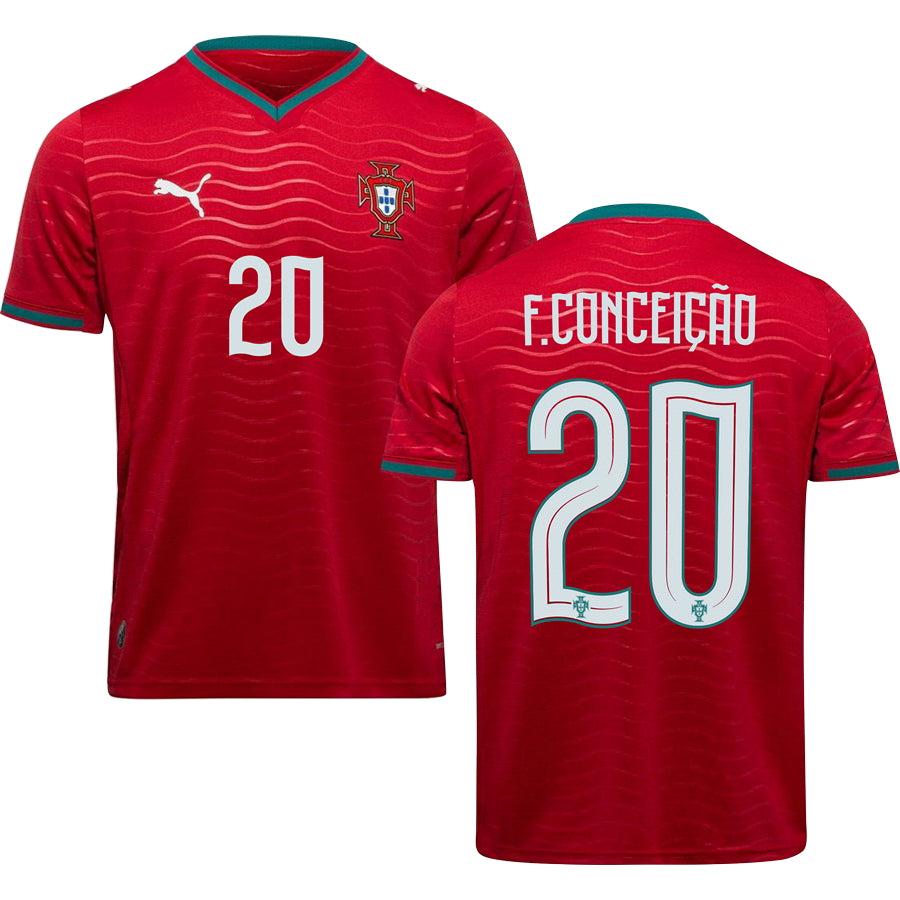 Portugal Home Soccer Jersey World Cup 2026