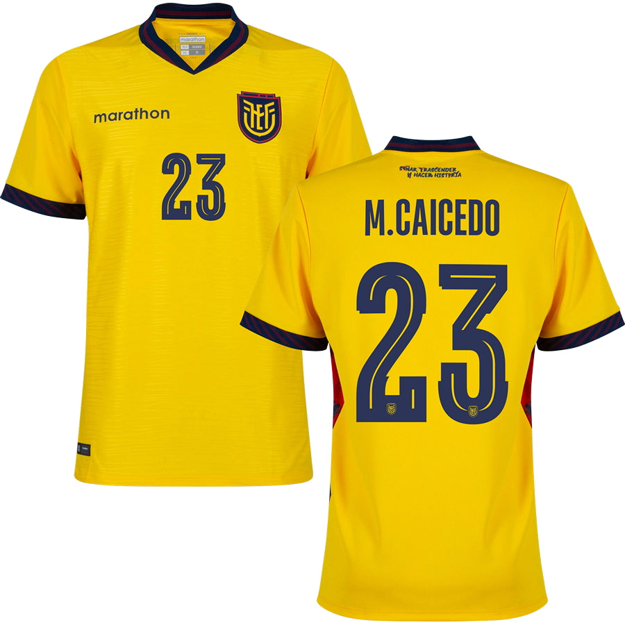 Ecuador Home Soccer Jersey World Cup 2026