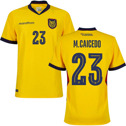 Ecuador Home Soccer Jersey World Cup 2026