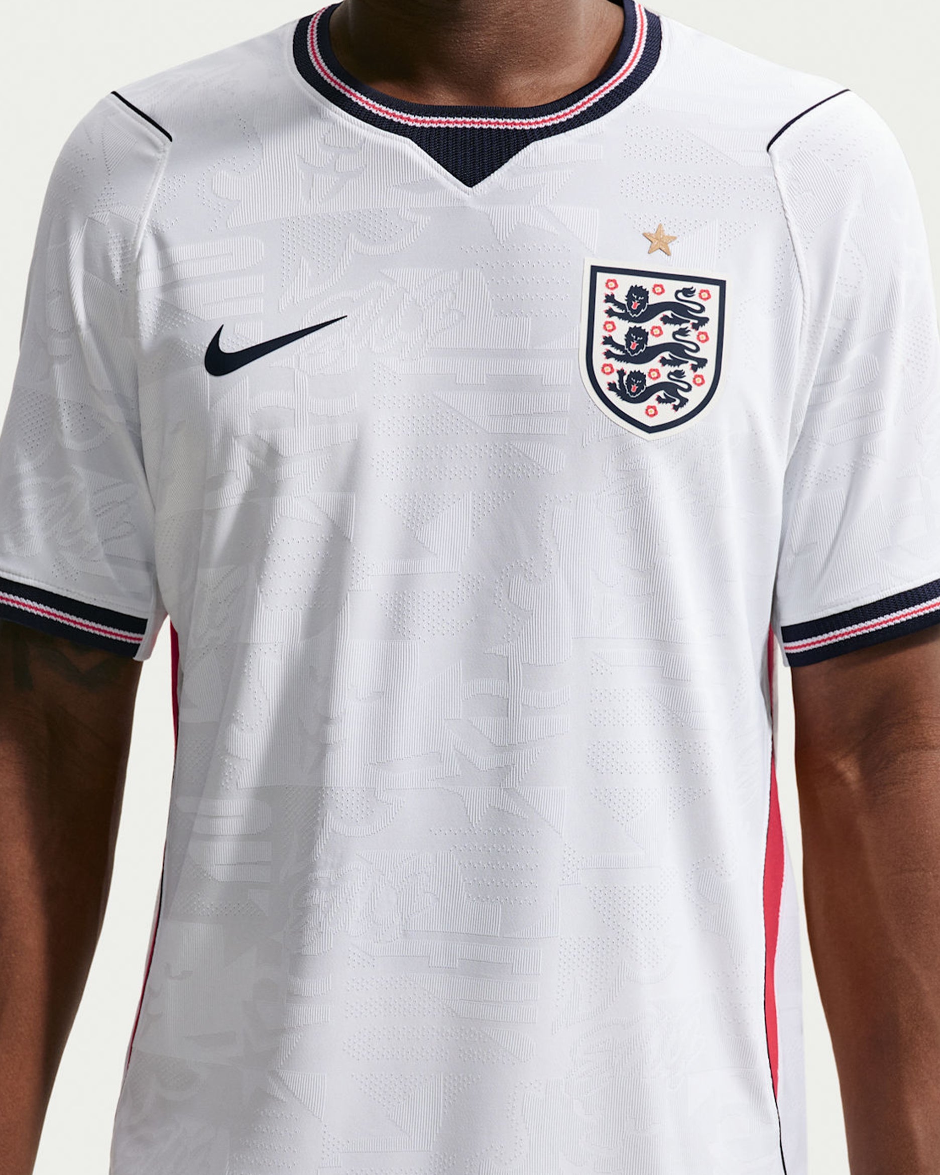 England Home Soccer Jersey World Cup 2026