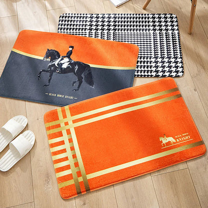 Nordic Stripe Plush Bedroom Area Rug
