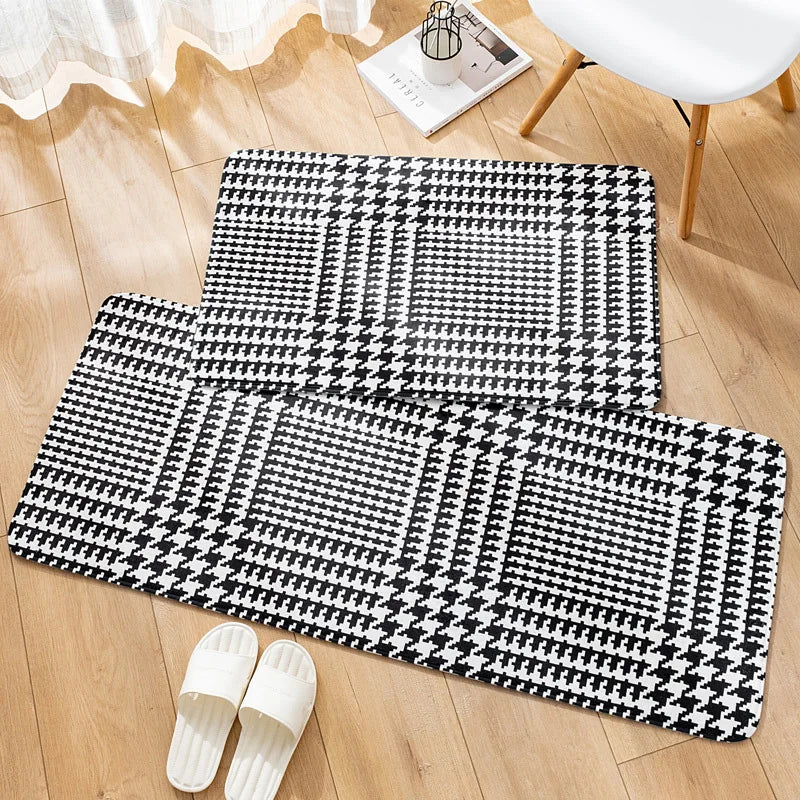 Nordic Stripe Plush Bedroom Area Rug
