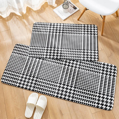 Nordic Stripe Plush Bedroom Area Rug