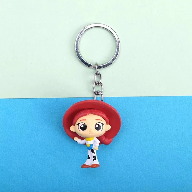 Toy Story 4 Character PVC Keychain Figure Set