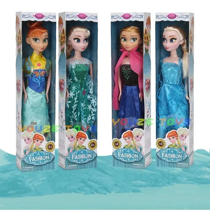 Disney Frozen 2 Anna Elsa 30cm Poseable Doll Set