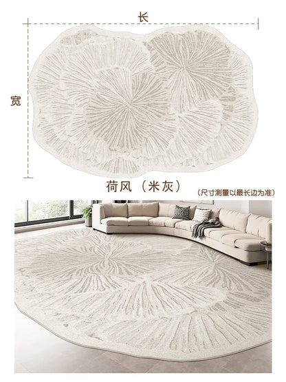 French Style Light Luxury Irregular Fluffy Area Rug