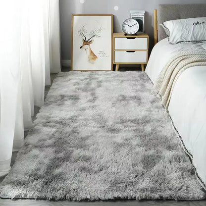 VIKAMA Silk Wool Carpet Bedroom Living Room Carpet Ins Style Scandinavian Home Floor Mats Home Decoration