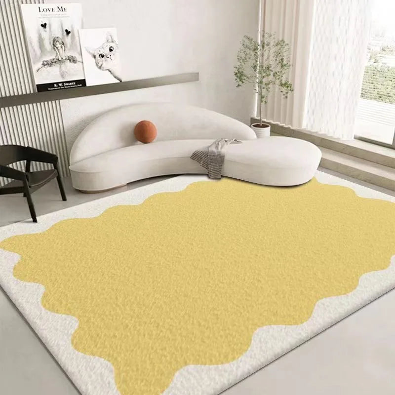 VIKAMA Cream Cashmere Style Bedroom Carpet