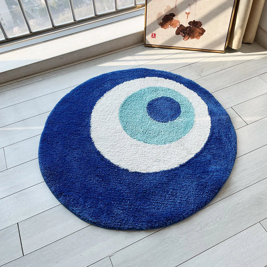 Evil Eye Tufted Minimalist Rug