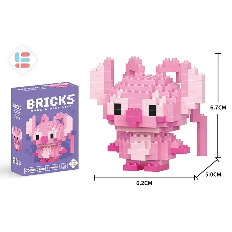 Disney Stitch Mini Building Blocks Kids DIY Toy Set