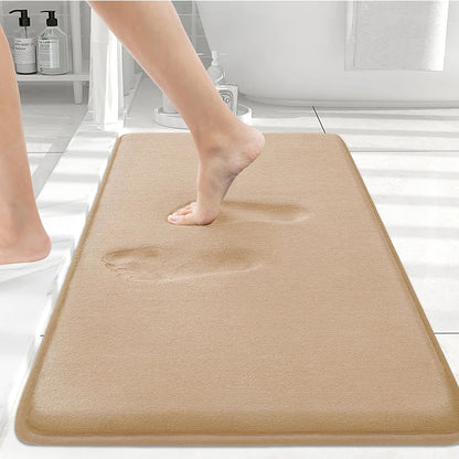 Olanly Silicone Memory Foam Non-Slip Bath Mat