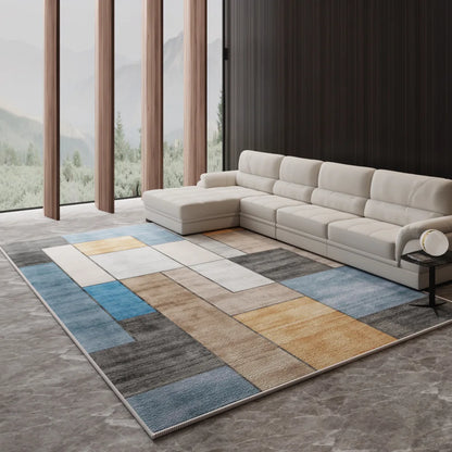 VIKAMA Nordic Light Luxury Large Area Living Room Carpet Sofa Coffee Table Bedroom Floor Mat