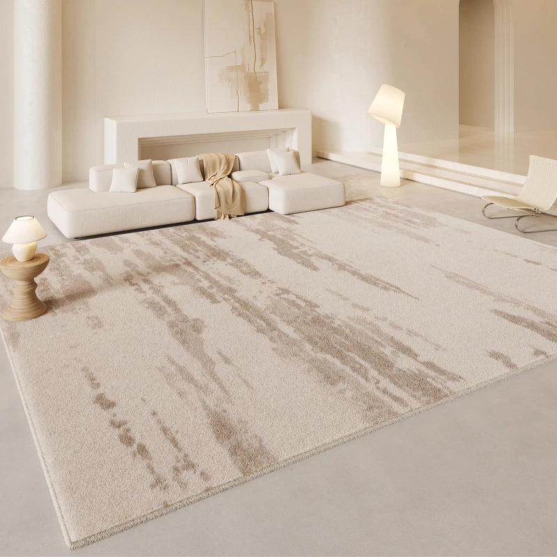 French Cream Waterproof Fluffy Thickened Area Rug