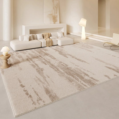 French Cream Waterproof Fluffy Thickened Area Rug