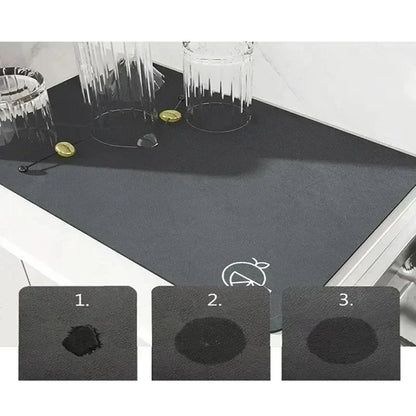Checkered Kitchen Absorbent Drying Mat