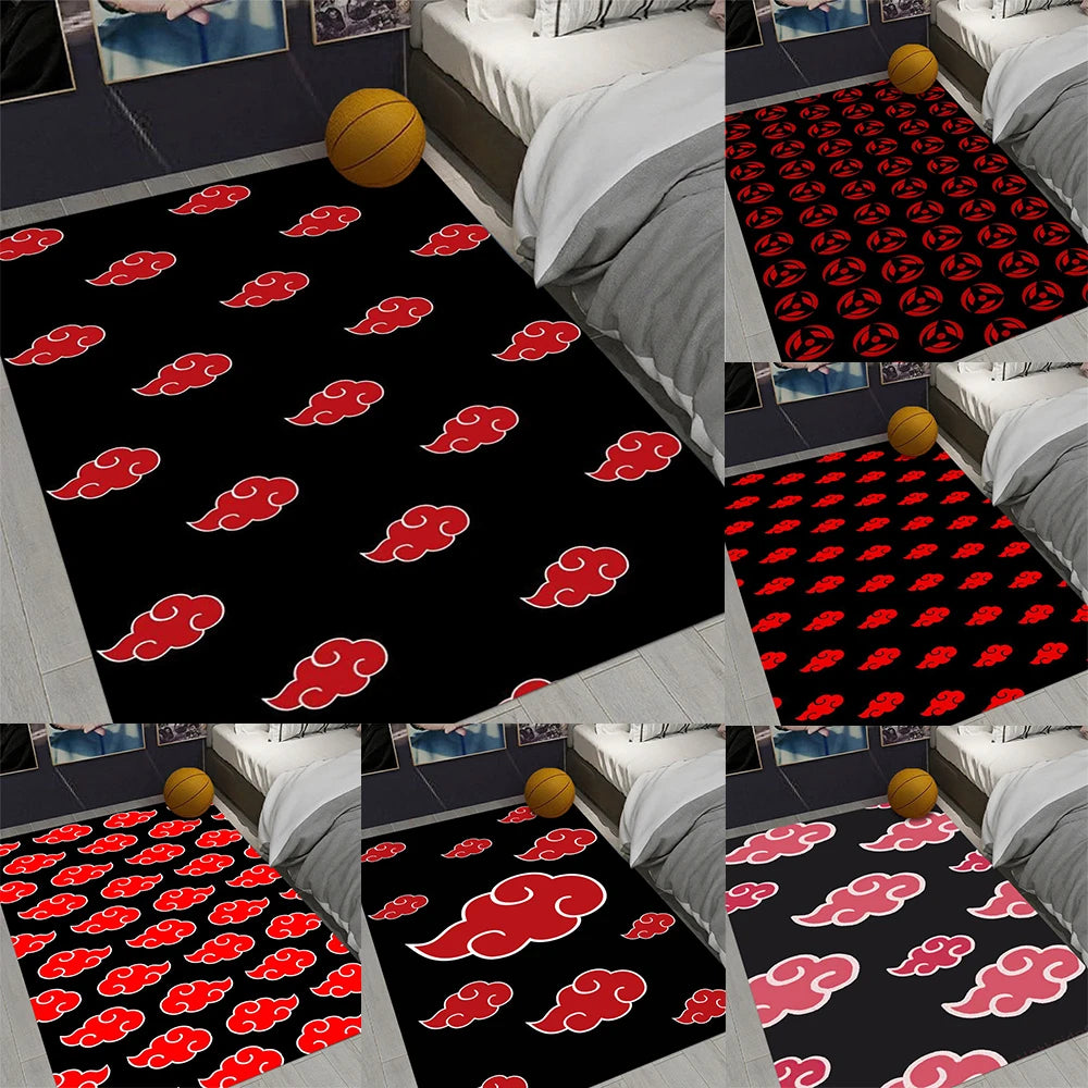 VIKAMA Anime Sharingan Non-Slip Area Rug