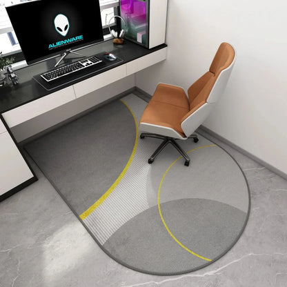 Gaming chair floor mat anti-slip soundproof bedroom rug