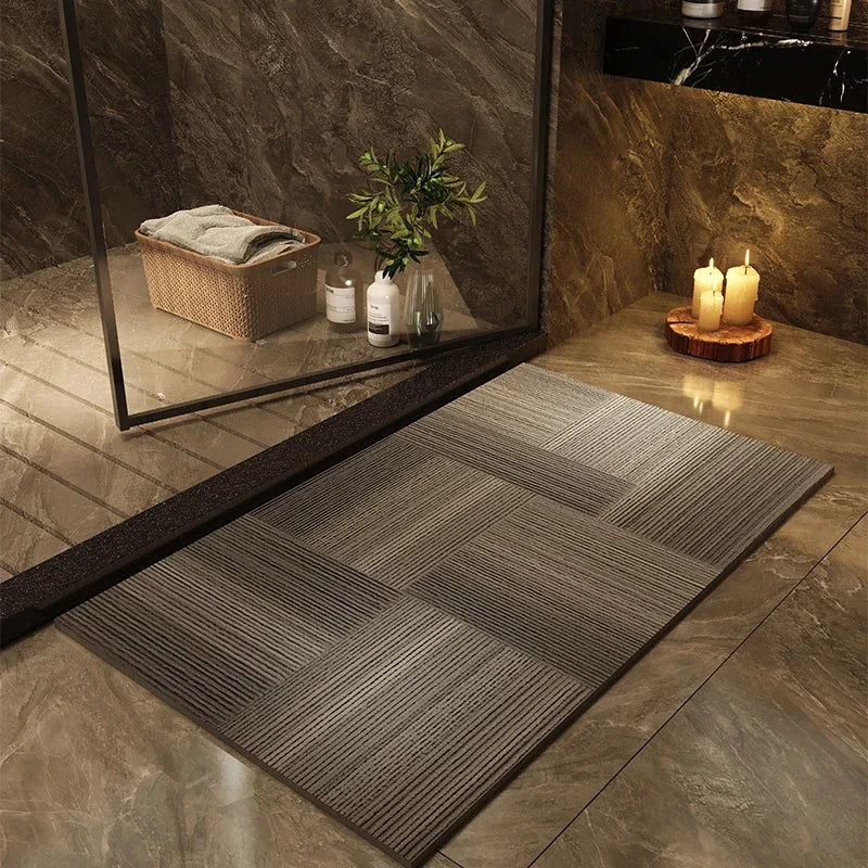 VIKAMA Diatomite Bathroom Floor Mat